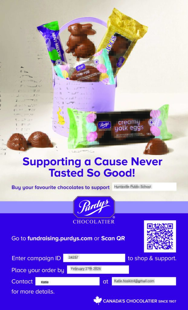 Chocolate fundraiser info
