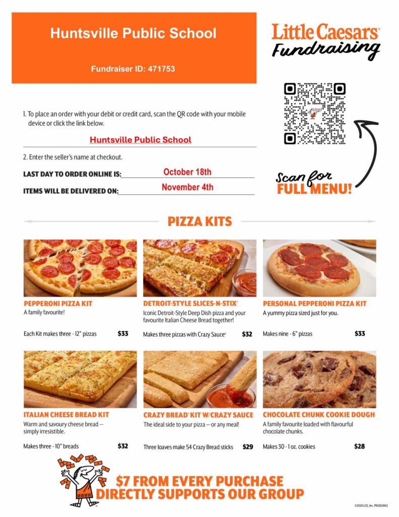 Visual of order items for LIttle Caesars
